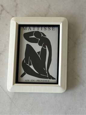 Matisse Black & White Silhouette Framed Print